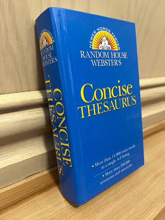 Random House Webster's Concise Thesaurus by Random House, Inc.
