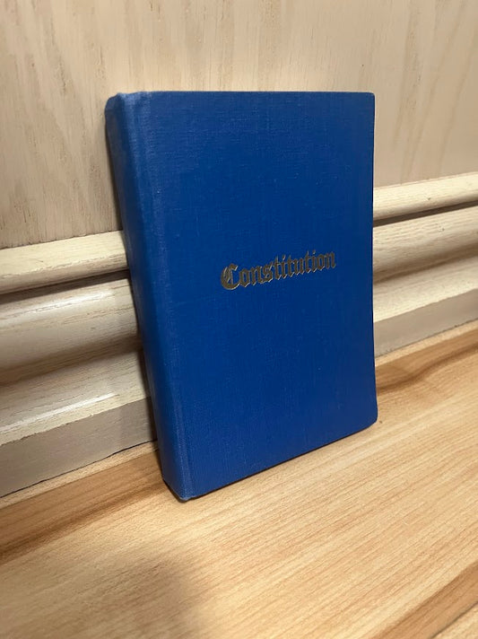 The Book of Constitution of the Grand Lodge of Ancient, Free and Accepted Masons of Canada in the Province of Ontario