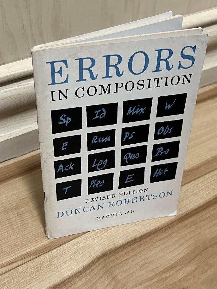 Errors in Compostion: Revised Edition by Duncan Robertson