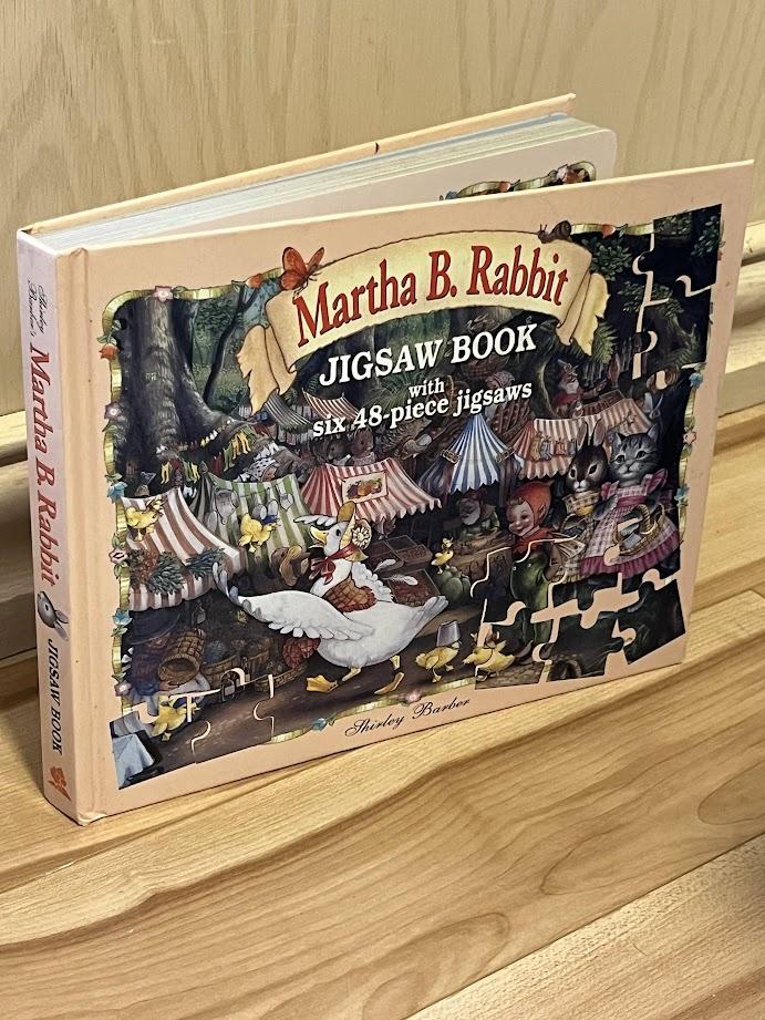 Martha B. Rabbit Jigsaw Book with six 48-piece jigsaws by Shirley Barber